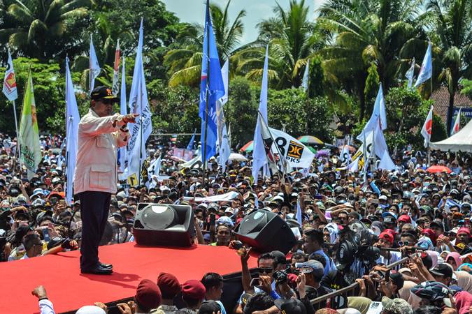 Prabowo: Gunakan Hak Pilih, Jangan Ada Tuyul yang Ikut Nyoblos